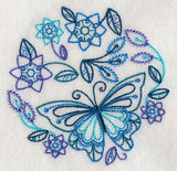 Blue Harmony Butterfly 2 (Vintage)