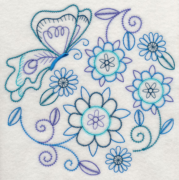 Blue Harmony Butterfly 3 (Vintage)