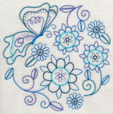 Blue Harmony Butterfly 3 (Vintage)
