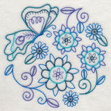 Blue Harmony Butterfly 3 (Vintage)