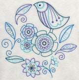 Blue Harmony Bird 2 (Vintage)