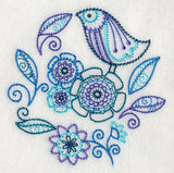 Blue Harmony Bird 2 (Vintage)
