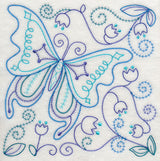Blue Harmony Butterfly 4 (Vintage)