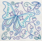 Blue Harmony Butterfly 4 (Vintage)