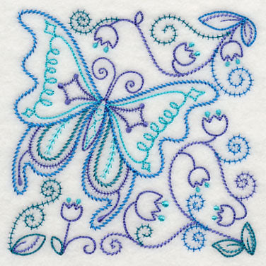 Blue Harmony Butterfly 4 (Vintage)