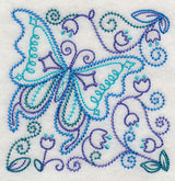 Blue Harmony Butterfly 4 (Vintage)