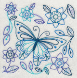 Blue Harmony Butterfly 5 (Vintage)