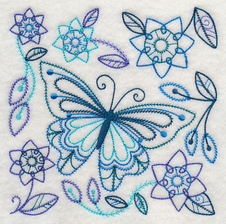 Blue Harmony Butterfly 5 (Vintage)