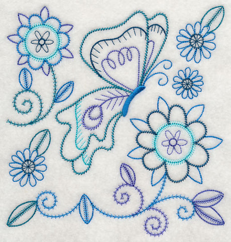 Blue Harmony Butterfly 6 (Vintage)