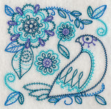 Blue Harmony Bird 4 (Vintage)