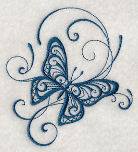 Inky Butterfly Delight