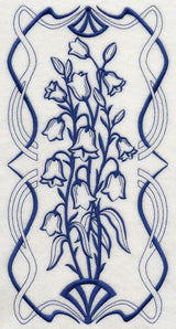 Art Nouveau Bellflower (Bluework)