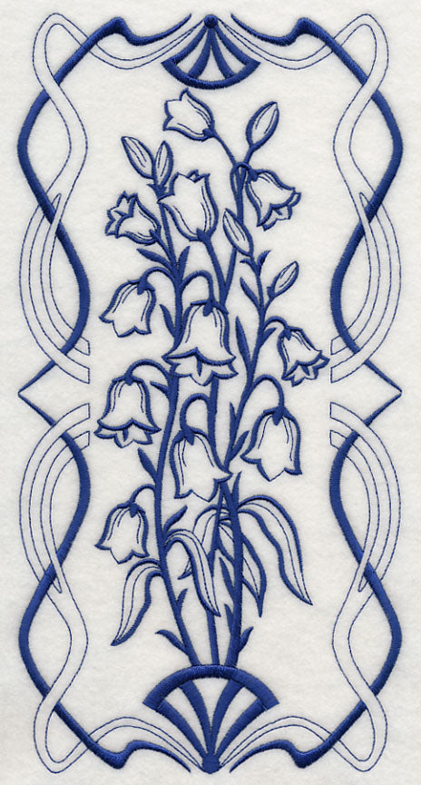 Art Nouveau Bellflower (Bluework)