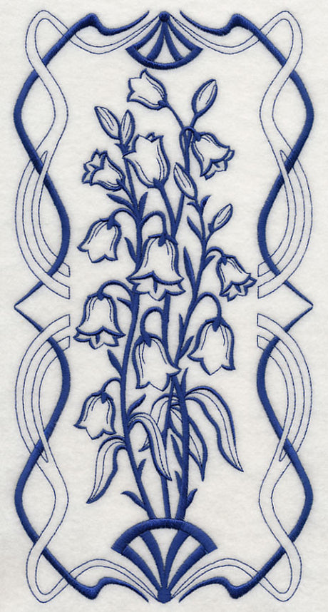 Art Nouveau Bellflower (Bluework)