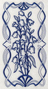 Art Nouveau Bellflower (Bluework)