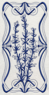 Art Nouveau Salvia (Bluework)
