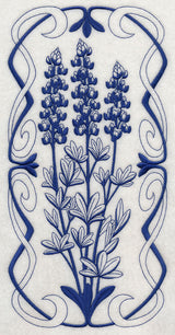 Art Nouveau Bluebonnet (Bluework)
