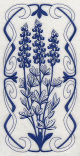 Art Nouveau Bluebonnet (Bluework)
