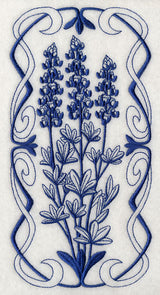 Art Nouveau Bluebonnet (Bluework)