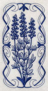 Art Nouveau Bluebonnet (Bluework)