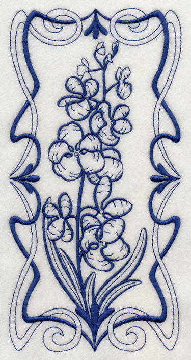 Blue Vanda Orchid (Bluework)