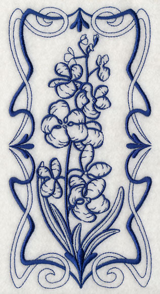 Blue Vanda Orchid (Bluework)