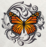 Monarch with Baroque Background