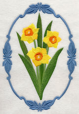 Flower Cameo - Daffodils