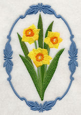 Flower Cameo - Daffodils