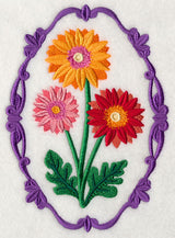 Flower Cameo - Gerbera Daisies