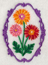 Flower Cameo - Gerbera Daisies