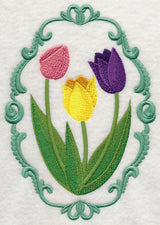 Flower Cameo - Tulips