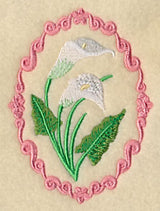 Flower Cameo - Calla Lilies