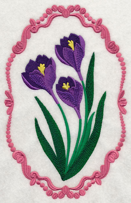 Flower Cameo - Crocuses