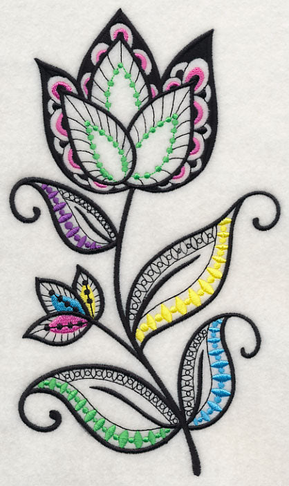 Flower Fantasy (Blackwork)