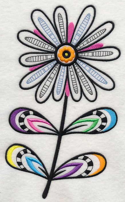 Daisy Delight (Blackwork)