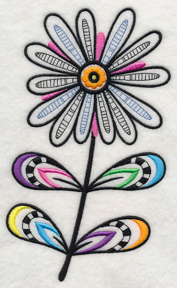 Daisy Delight (Blackwork)