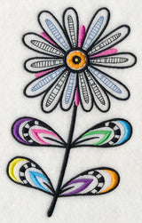Daisy Delight (Blackwork)