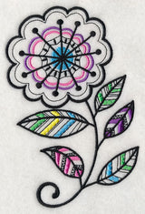 Starburst Blossom (Blackwork)