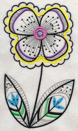 Floral Fashion (Blackwork)