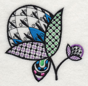 Fleur de Flower - Short Stem (Blackwork)