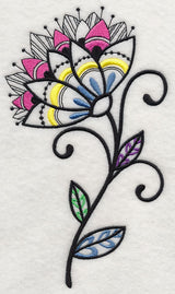 Flower Dazzle (Blackwork)