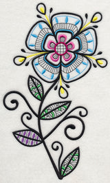 Flower Power (Blackwork)