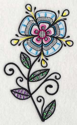 Flower Power (Blackwork)