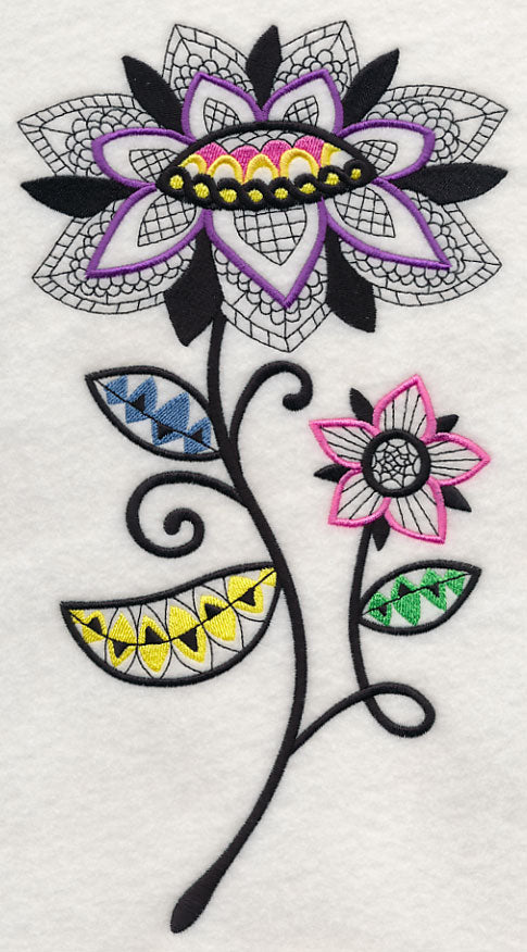 Petal Patterns (Blackwork)