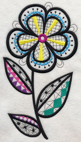 Petal Profusion (Blackwork)