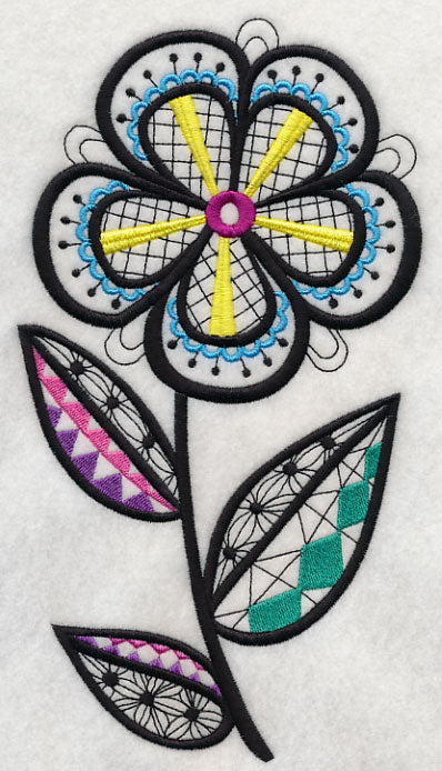 Petal Profusion (Blackwork)