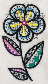 Petal Profusion (Blackwork)