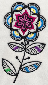 Perfect Petals (Blackwork)