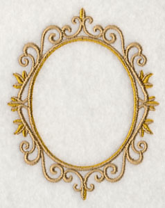 Graceful Monogram Frame